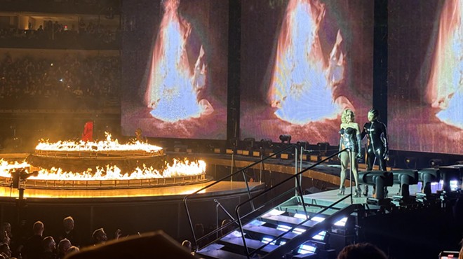 Madonna lit up the stage on Sunday night, at the first of her two Dallas dates for her Celebration tour.