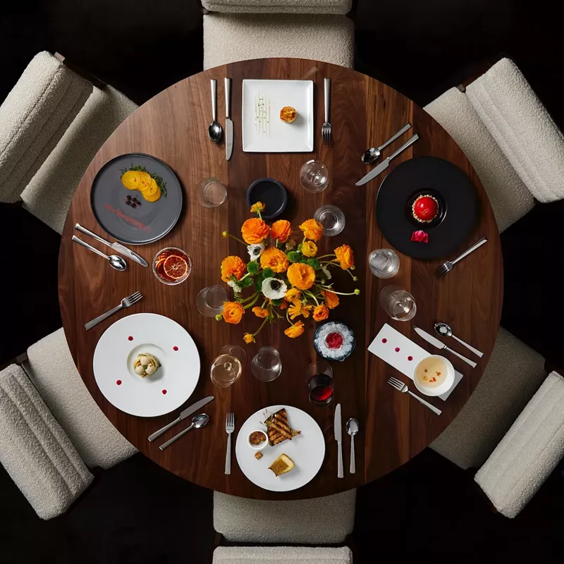 Image: The table is set at Maiden.