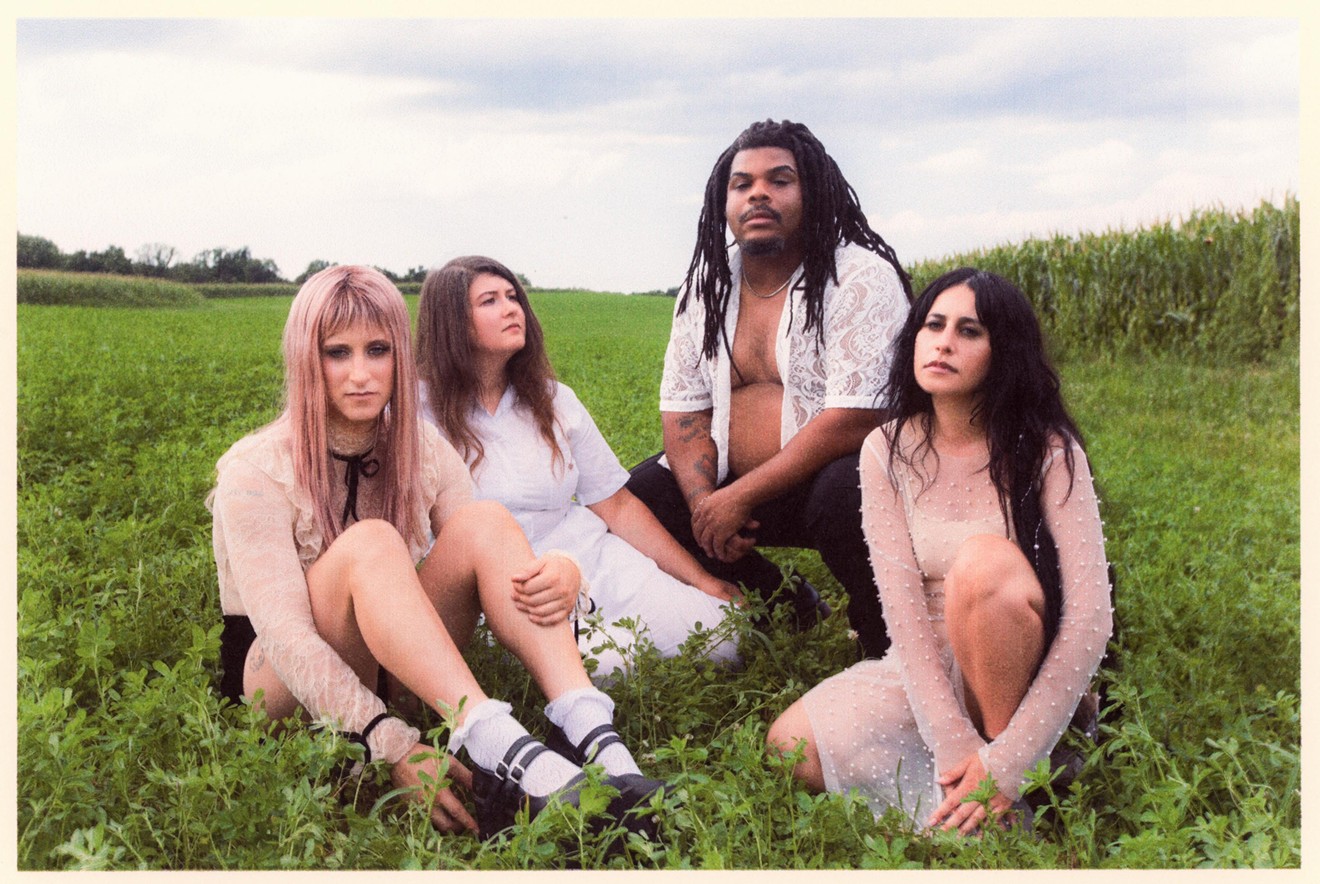 Mannequin Pussy members, from left: guitarist Maxine Steen, drummer Kaleen Reading, bassist Colins "Bear" Regisford, and Marisa "Missy" Dabice, lead guitar & vocals.