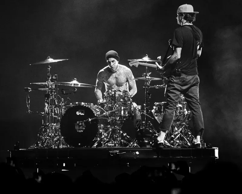 Image: blink-182 played with Turnstile and Destroy Boys on Wednesday.
