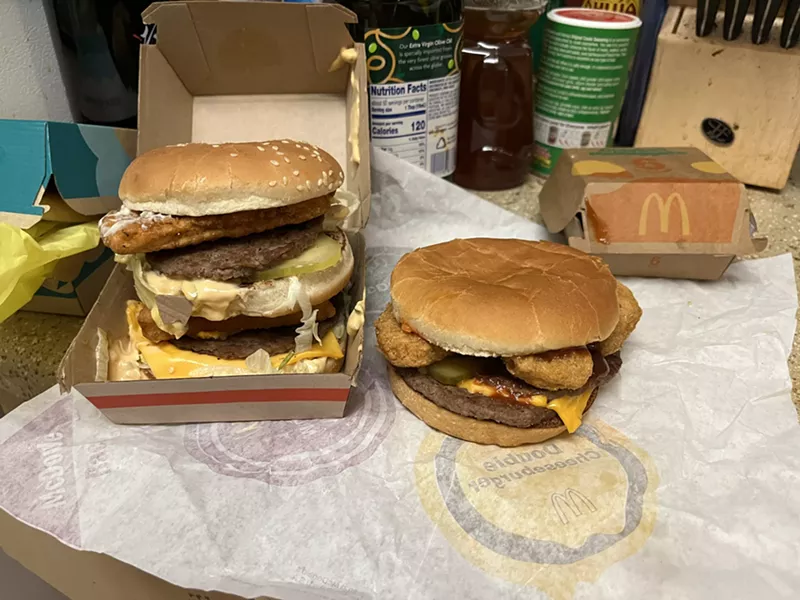 Image: There is no reason to eat either of these gastrointestinal abominations that have been hijacked by McDonalds marketing team.