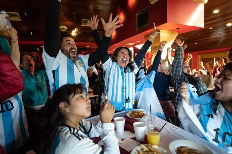 Image: Argentina fans in Dallas this past Sunday