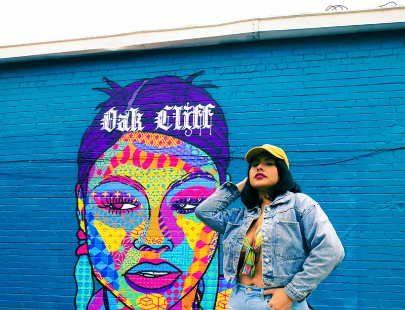 Image: An homage by artist DYI to local legend-in-the-making MurieL.