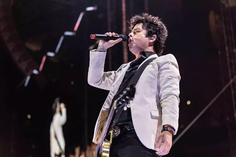 Image: Billie Joe Armstrong and his bandmates Mike Dirnt and Tre Cool of Green Day delivered a show in Arlington worthy of the Rock and Roll Hall of Fame.