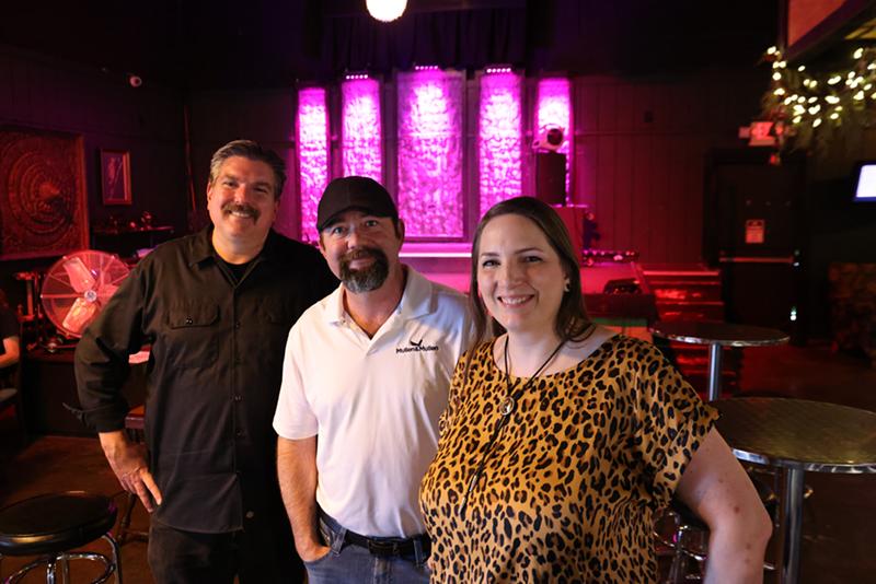 Image: Tom Martens of Hear Fort Worth, Joe Morrison of the Mullen and Mullen Music Project and Tyler Stevens of The Cicada.