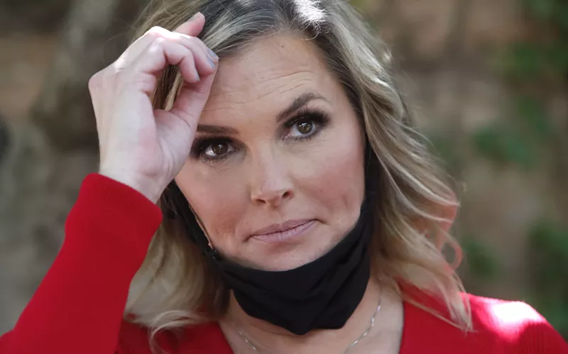 Image: Salon owner Shelley Luther isn't quiet about her extreme views.