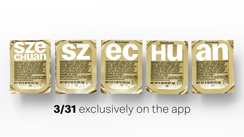 The elusive and rare Szechuan sauce is being re-released on Friday through the McDonalds mobile app.