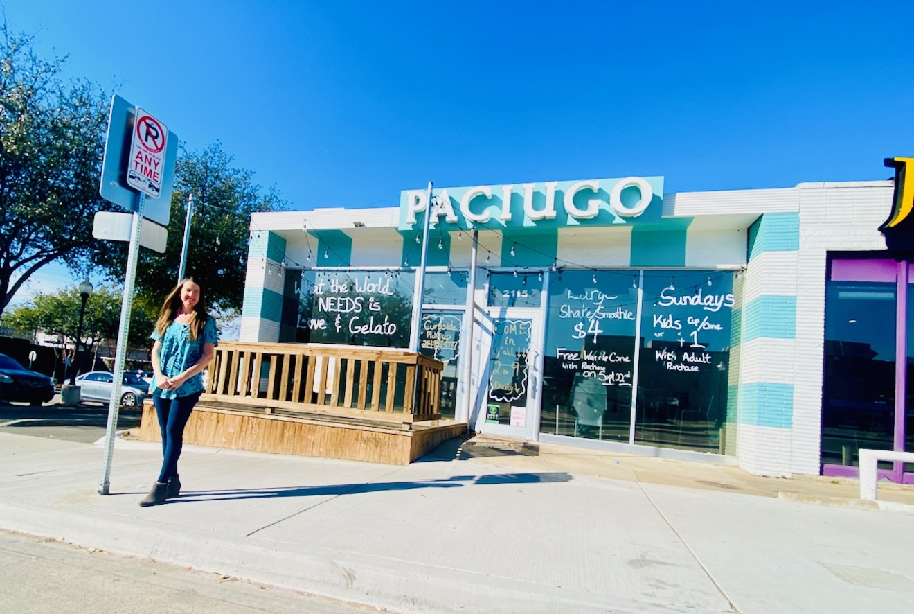 Dallas is a long way from Italy, but it's still the birthplace of gelato-maker Paciugo.