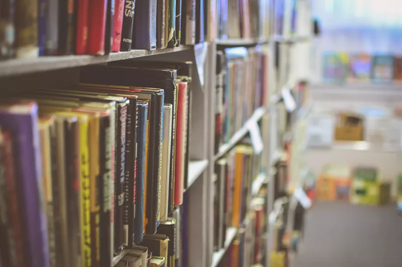 Image: A popular talking point among conservative officials and voters is the possibility of school libraries possessing pornographic material.
