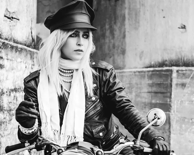 Image: Leah Lane has a whole new look and a whole new outlook on Rosegarden Funeral Party's new album, From The Ashes.