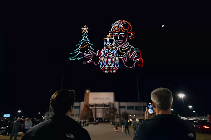 Image: Sky Elements has put on record-breaking drone shows in North Texas for years.