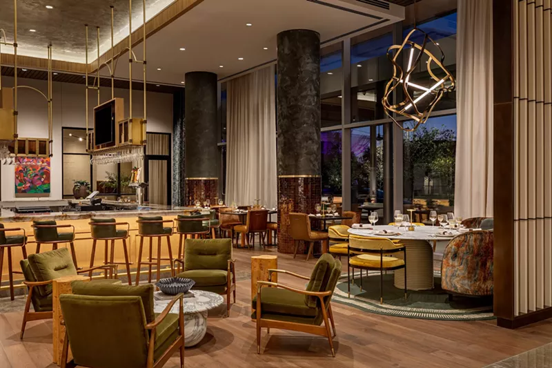 Image: Palato inside HALL Park Hotel was voted as one of the best hotel restaurants in America.