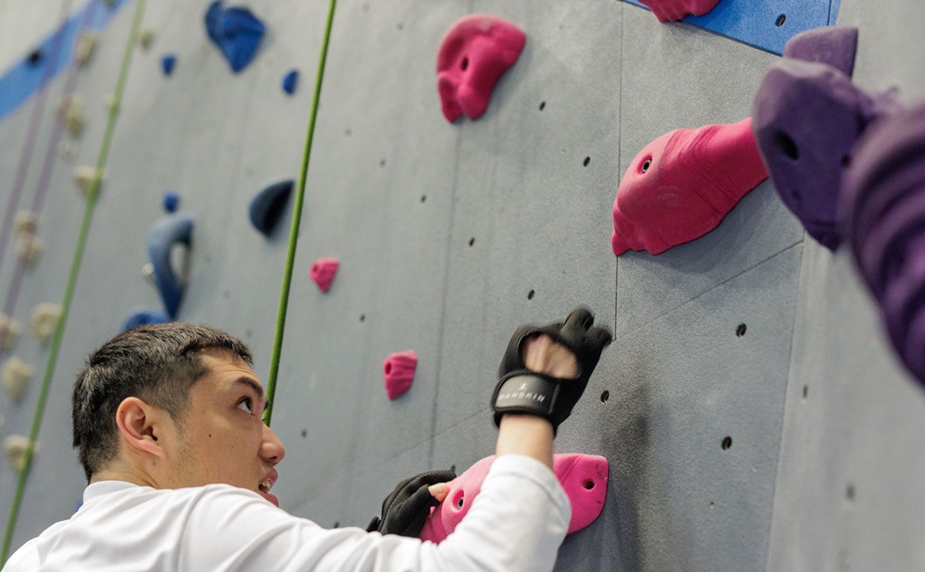 North Texas Kids With Special Needs Build Confidence by Rock Climbing