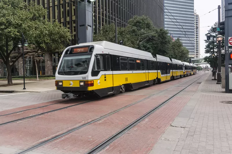 Image: DART has one underground station. the only underground station in all of Texas, located in Uptown, but it's in need of some rehab.