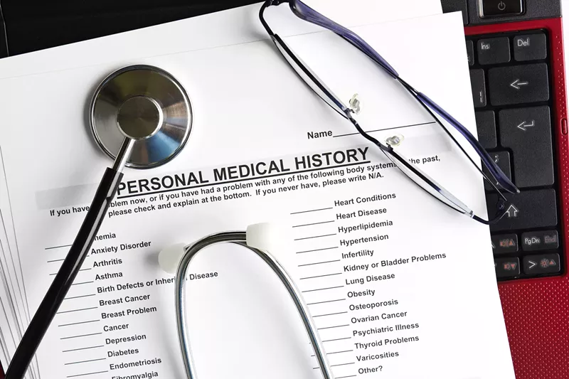 Image: doctors office report