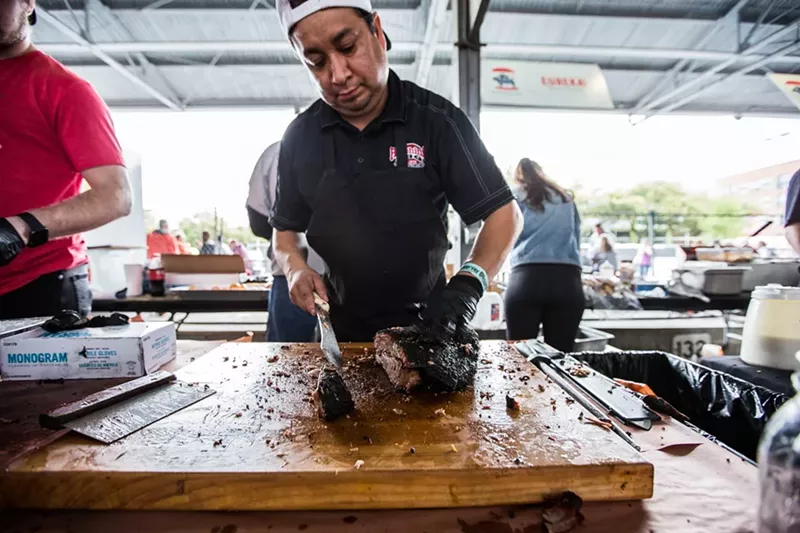 Image: We repeated this view from across the cutting block for a lot of barbecue in 2021. No, really, a lot of barbecue.