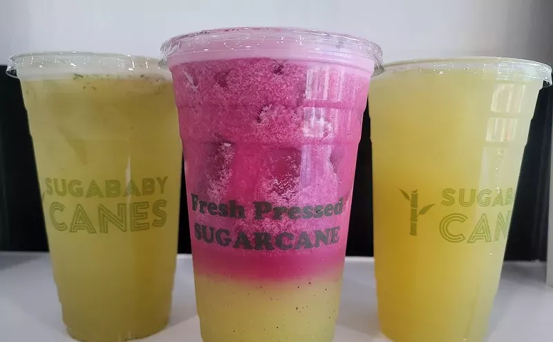 Image: Our First Sip of Fresh-Pressed Sugarcane at Sugababy Canes in Rockwall