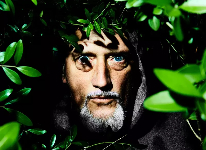 Image: Musician Paul Slavens emerges from the forest on the cover for his single "X On My Heart."