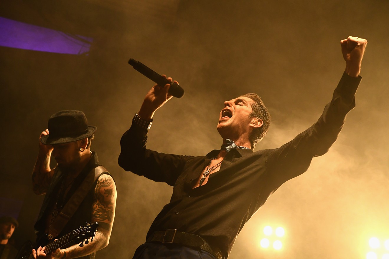 Dave Navarro (left) and Perry Farrell from Jane's Addiction. The band is playing in Dallas this weekend sans Navarro.