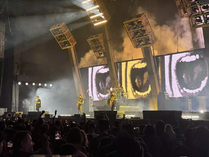 Image: Band performing on stage