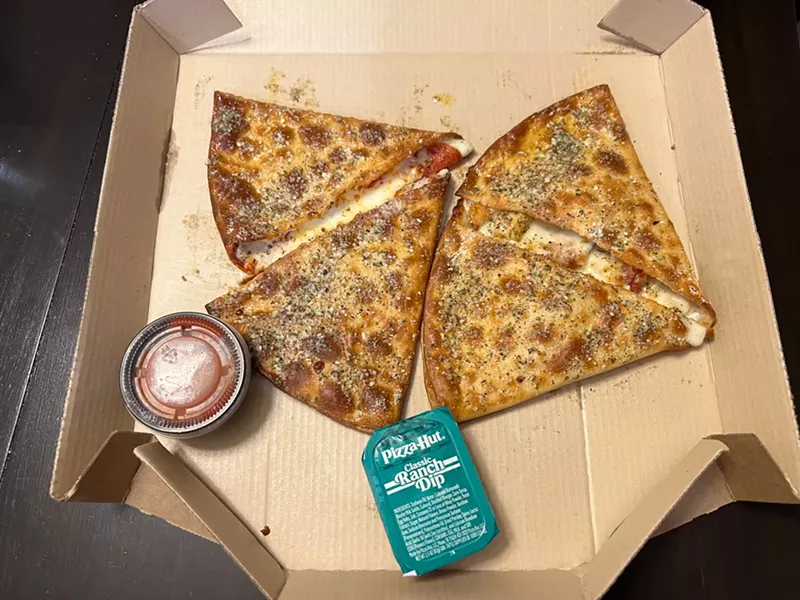 Image: Pizza Hut now sells pre-folded pizza, answering a question that no one really asked.