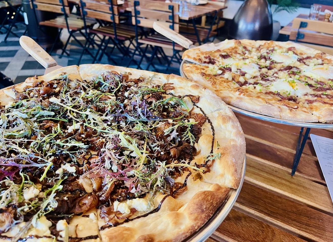 Try the Goat pizza, dressed in dates and sweet balsamic glaze.