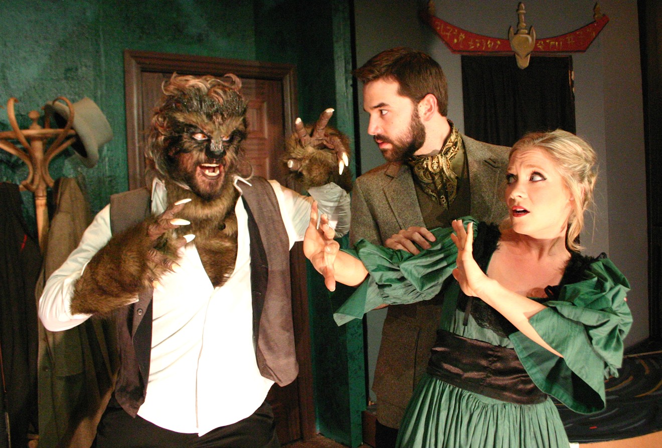 Pocket Sandwich Theatre staged  Werewolf of London in 2019 just in time for Halloween at its Mockingbird Lane location.