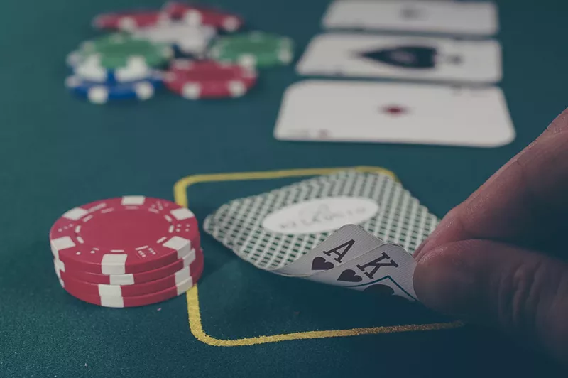 Image: poker cards and chips