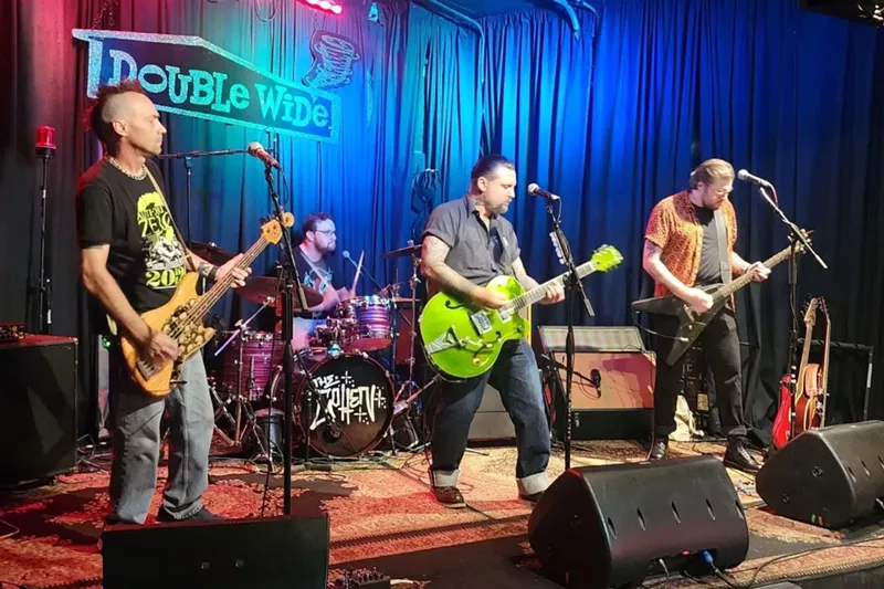 Image: Band performing on stage