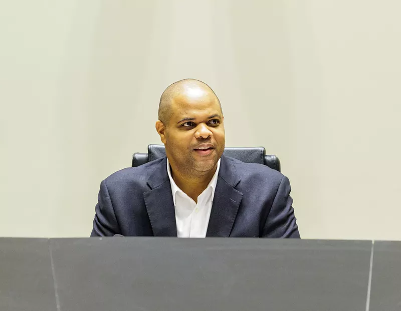 Image: Dallas mayor Eric Johnson