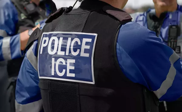 Image: Reader: 'You Stand With ICE, ICE Stands on You.'