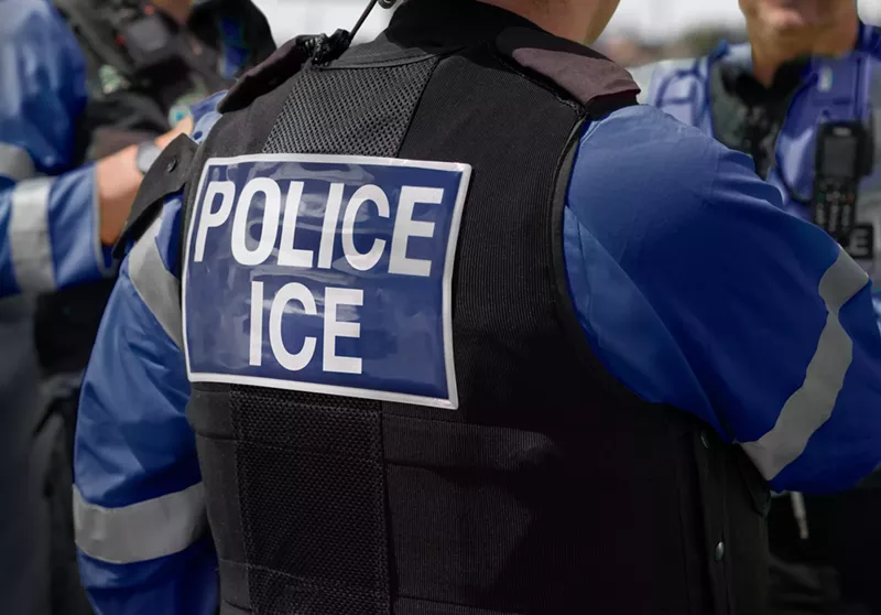 Image: A local man is being detained by ICE and faces deportation, even though his wife "stands with ICE" on social media.
