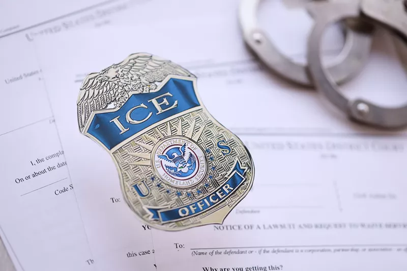 Image: ICE officer badge