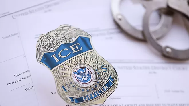 ICE officer badge