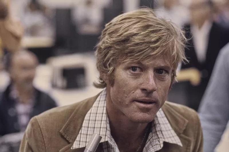 Image: American actor Robert Redford in a publicity still for All the President's Men, filmed at Burbank Studios in Burbank, California, 1976. The political thriller based on the Watergate scandal, directed by Alan J Pakula, starred Redford as Bob Woodward.