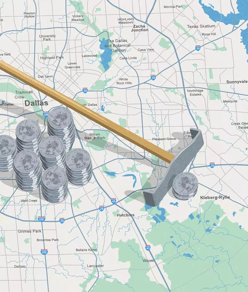 Image: Some residents in the Kleberg-Rylie area feel as though they're Dallas' forgotten stepchildren.