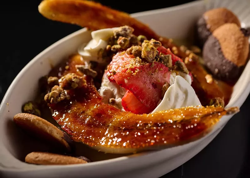 Image: Goldie's banana split is the only dessert the menu needs.
