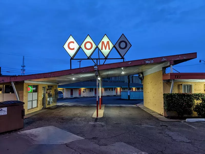 Image: The Como Motel on North Central Expressway in Richardson has a new owner who some fear plans to raze the historic lodging.