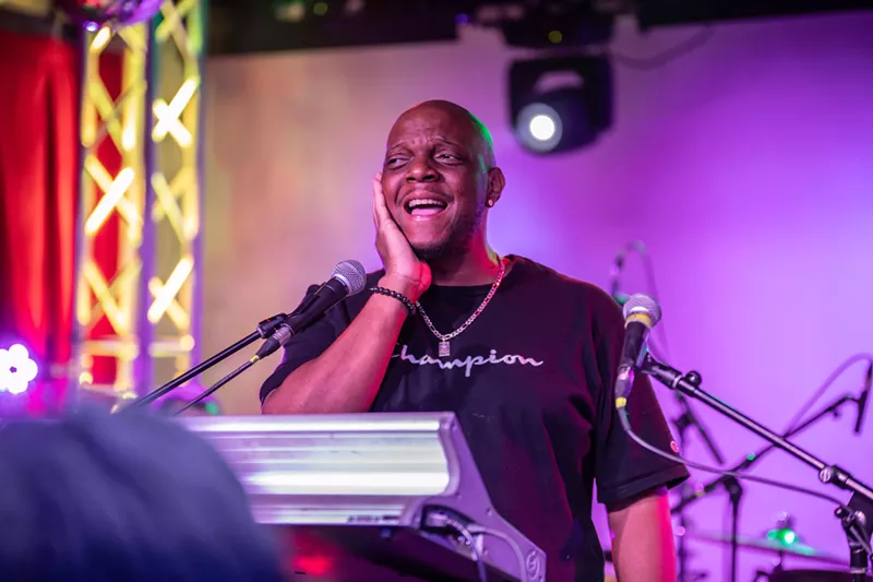 Image: Shaun Martin was all about having fun on stage.
