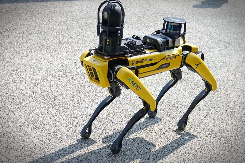 Image: A robotic dog