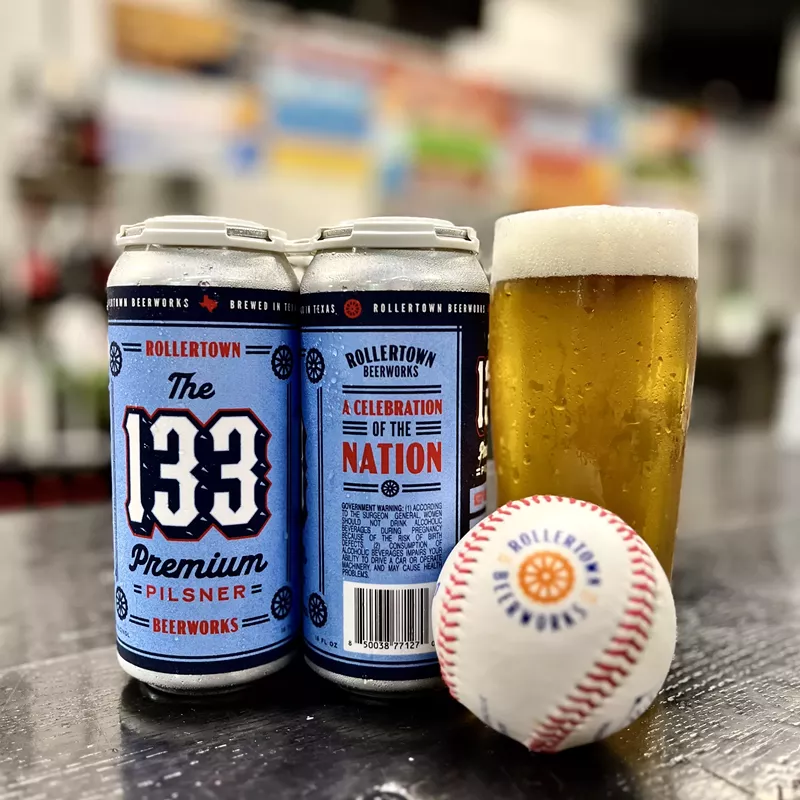 Image: Look for The 133 at Rollertown's brewery, H-E-B Frisco and Globe Life Field.