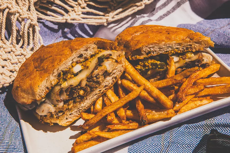 Image: cuban sandwich at Aguasal