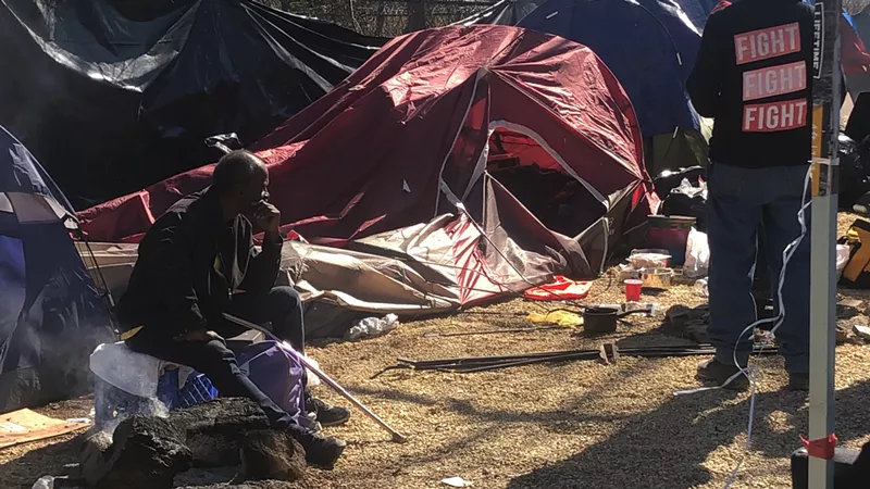 Image: An annual census of the homeless population counted 4,570 homeless people in Dallas and Collin counties this year, a record.
