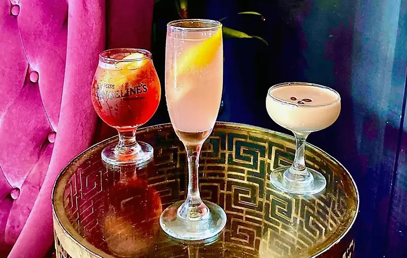 Image: There are six zero-proof cocktails on tap at Miss Angeline's.