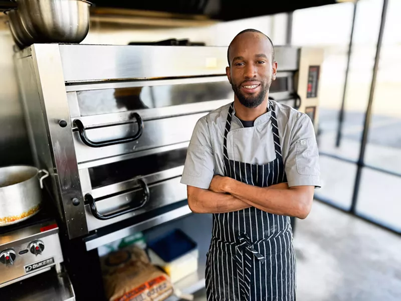 Image: Terrill Burnett of South Polk Pizza.