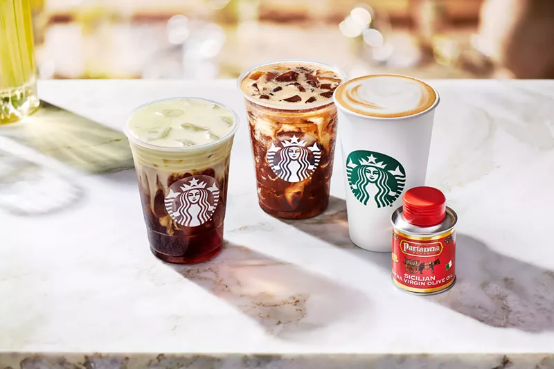 Image: No worries, you can get your olive oil coffee all jazzed up.