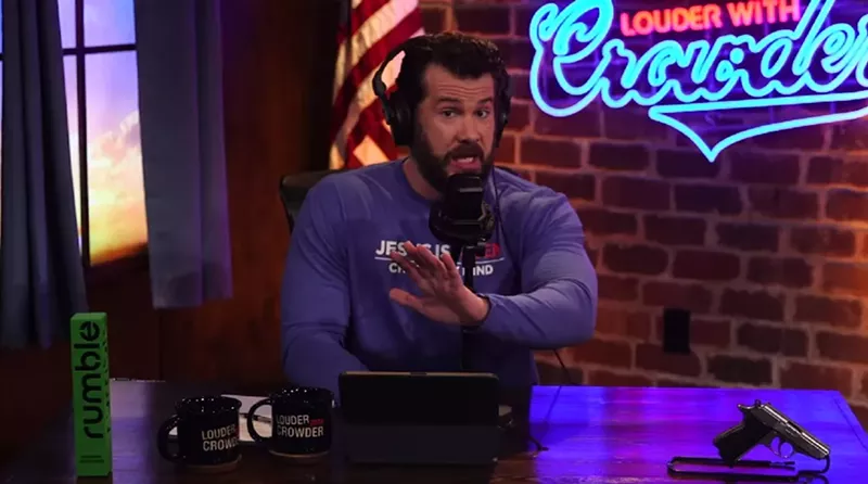 Image: Louder with Crowder host Steven Crowder of Dallas is facing accusations of abuse and exposure by some of his former employees.