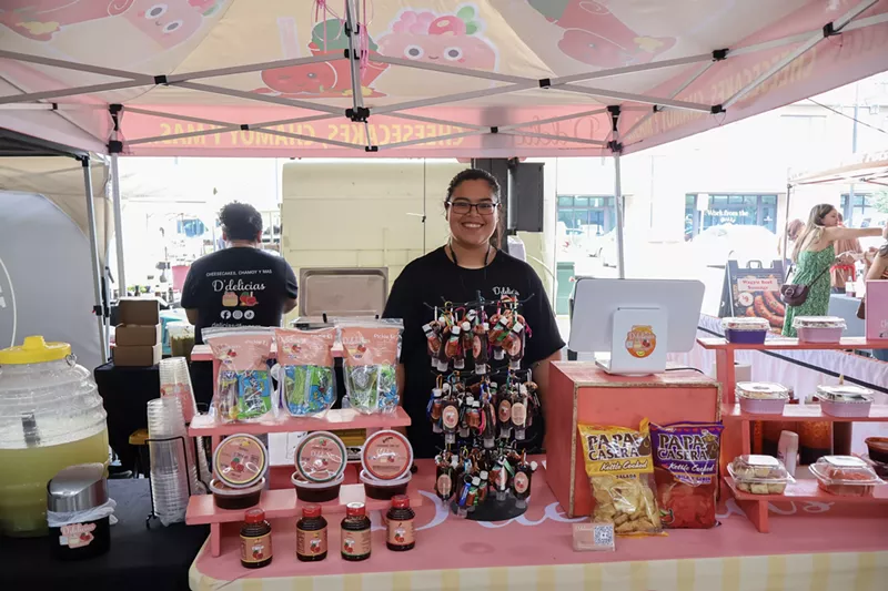 Image: Dolores Tellez of D'delicias at a pop-up in the Bishop Arts District.