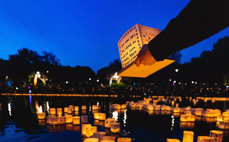 Image: 'Tangled' in Fort Worth: The Water Lantern Festival Is Coming to DFW