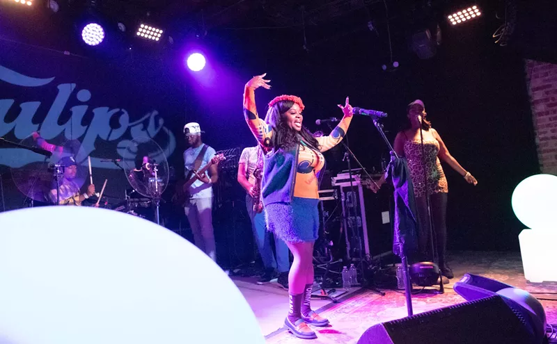 Image: Tank and the Bangas, Cure for Paranoia Could've Played All Night Long in Fort Worth